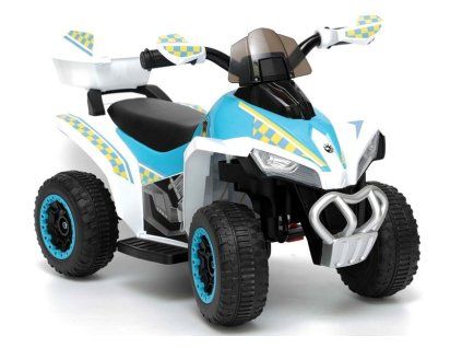 Elektrická čtyřkolka GTS1188-A LED světla Hudba Bílá policejní