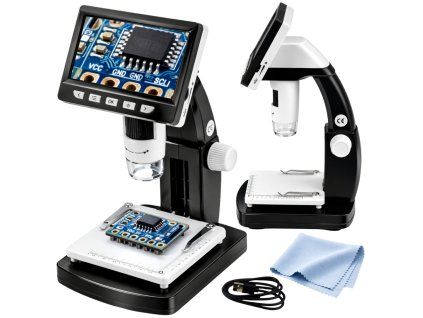 Digitální vzdělávací mikroskop LCD 4,3 palce zvětšení 1000x