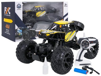 RC auto Crawler ROCK žluté 1:14