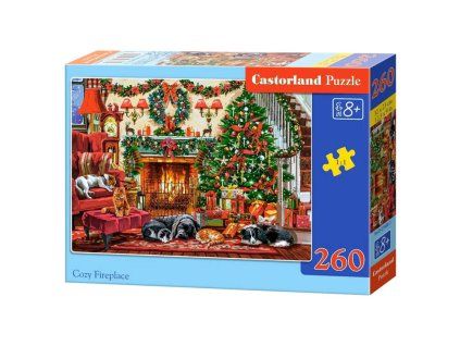 Vánoční puzzle Cozy Fireplace 260 dílků