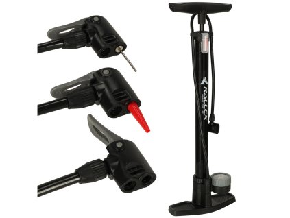 Cyklistická pumpa RALLEX podlahová 11 bar