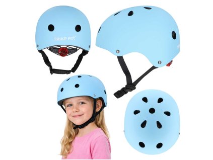 Dětská helma Trike Fix LED M 55-58 cm modrá