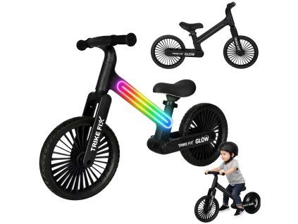 Rowerek biegowy Trike Fix Glow LED czarny 181642