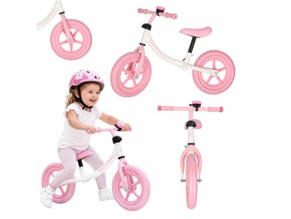 Odrážedlo Trike Fix Balance se zvonkem růžové