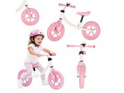 Rowerek biegowy Trike Fix Balance z dzwonkiem rozowy 186863