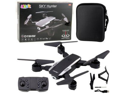Dron Sky Hunter D19HW s FPV kamerou a držákem na telefon