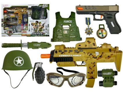 Vojenská sada MP7 pistole na šipky