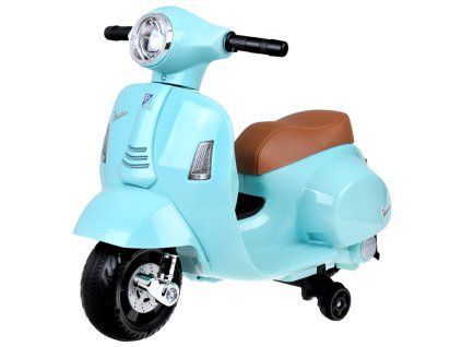 Elektrický skútr VESPA na baterii Modrý
