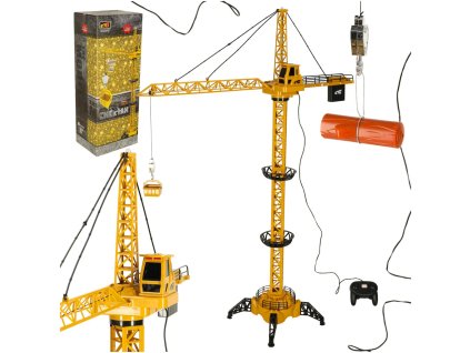 Dzwig Zuraw budowlany zdalnie sterowany RC z hakiem 4CH 128cm 170934