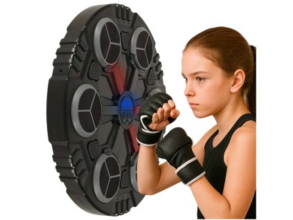 Tarcza bokserska treningowa na sciane trenazer muzyka Bluetooth LED USB 173668