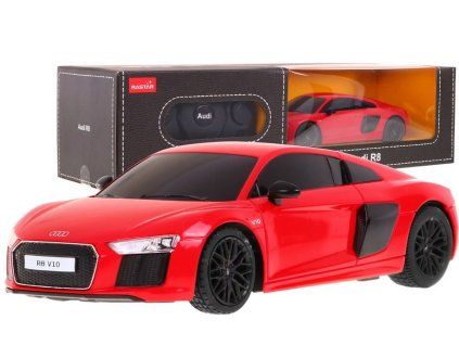 RC auto Audi R8 RASTAR 1:24 červené + Ovladač 2,4 GHz