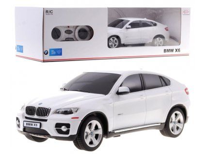RC auto BMW X6 RASTAR dálkově ovládané 1:24 bílé + ovladač