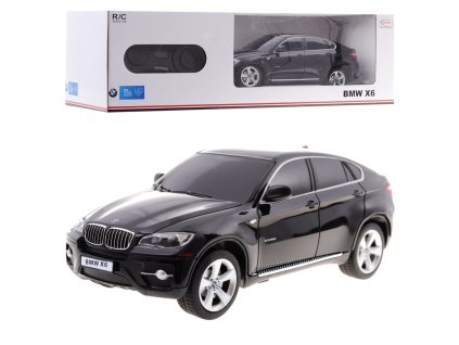 RC auto BMW X6 RASTAR Dálkově ovládané 1:24 černé + dálkový ovladač