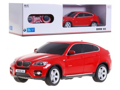 RC auto BMW X6 RASTAR 1:24 Dálkově ovládané červené + ovladač