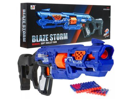Manuální dětský karabin Blaze Storm pro děti 8+ s posuvným mechanismem + 20 dlouhých pěnových nábojů