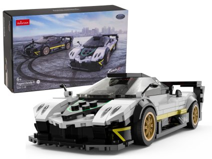 Bílá stavebnice Pagani Zonda R RASTAR 1:28