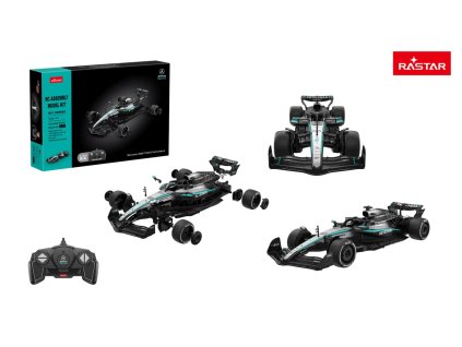 RC auto stavebnice Mercedes-AMG F1 W16 E Performance 1:16 černé RASTAR