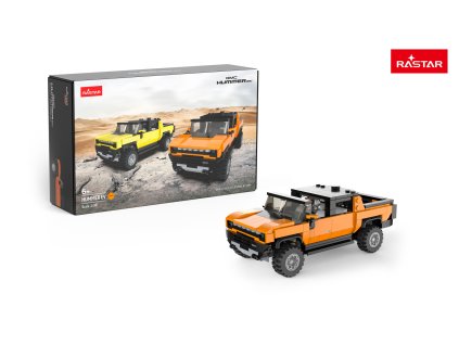 Stavebnice Hummer EV RASTAR 1:30 oranžová
