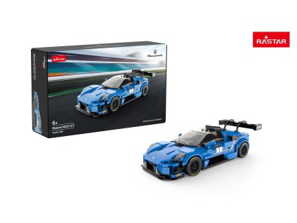 Stavebnice Maserati MC20 GT2 1:28 RASTAR Modrá