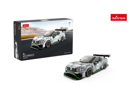 Stavebnicové auto RASTAR Bentley Continental GT3 1:29 šedé
