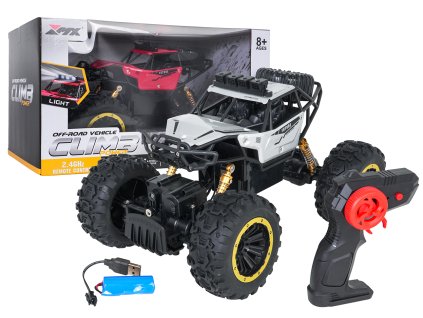 RC auto Crawler CLIMB POWER 1:18 Stříbrné