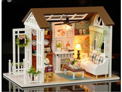 Domek dla lalek drewniany salon meble 69771%281%29