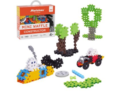 Stavebnice Marioinex Kreativní mini vafle Konstruktor 140 dílků