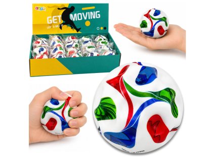 Pěnový fotbalový míček antistresový 7 cm
