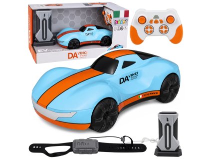 Moderní RC auto světla a kouř 1:16 Modré