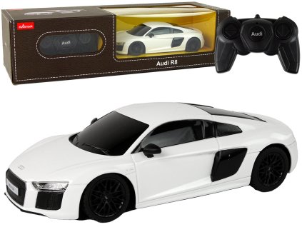 RC auto Audi R8 Rastar 1:24 Bílé
