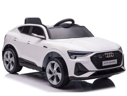 Elektrické autíčko Audi E-Tron QLS-6688 Bílé LED světla MP3