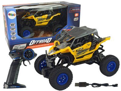 RC auto terénní dálkově ovládané off-road 2,4 GHz 1:16 žluté