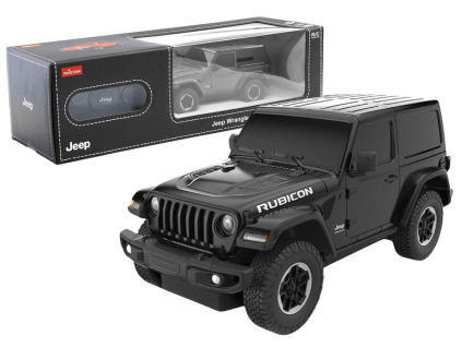RC autíčko JEEP Wrangler JL Rubicon Rastar 1:24 Černé