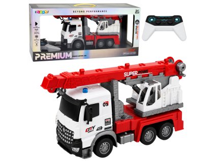 RC nákladní auto s pohyblivým otočným jeřábem 1:14