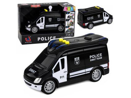 Autíčko Policejní SWAT dodávka Světla 1:32