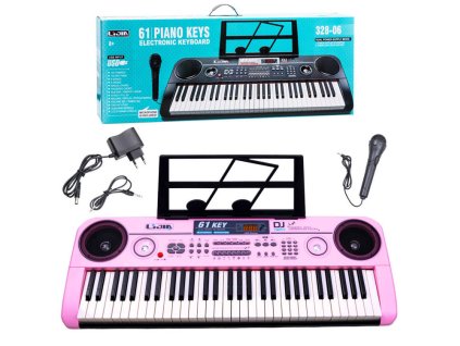 Elektronické klávesy + mikrofon 61 kláves