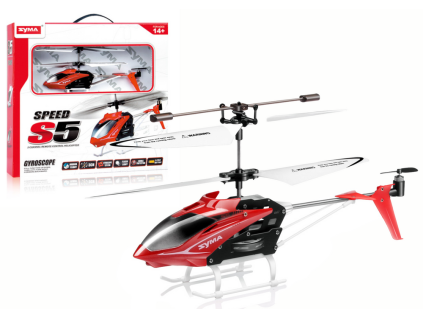 RC vrtulník SYMA S5 červený