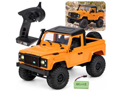 RC auto 2v1 LAND ROVER Defender 90 4x4 Měřítko 1:12