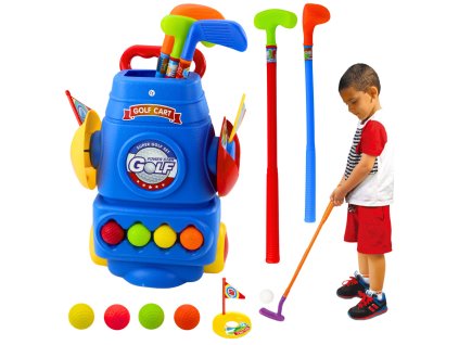 Golfový set vozík 3 hole