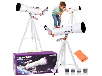 Dětský teleskop Stativ 107 cm 4 okuláry