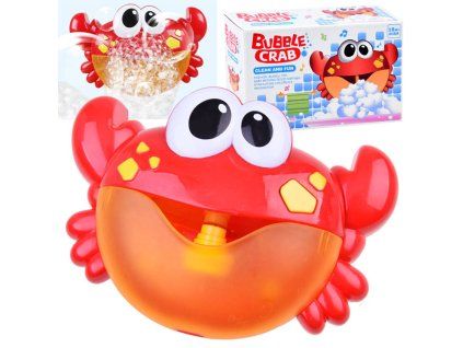 Krab do vany tvořící bubliny