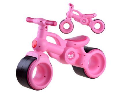 Dětské odrážedlo motorka růžové