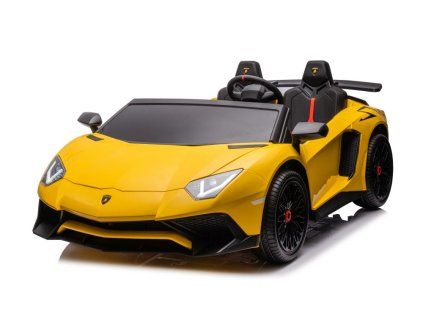 Dětské elektrické autíčko Lamborghini Aventador SV 400W žluté
