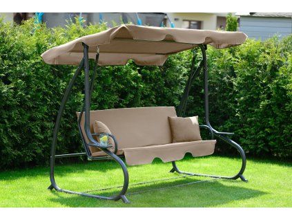 Tomido Zahradní houpačka COMFORT LUX béžová