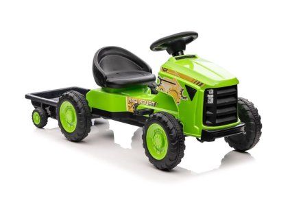 Šlapací traktor s přívěsem G206 zelený