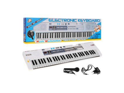 Dětský keyboard XXL bílý