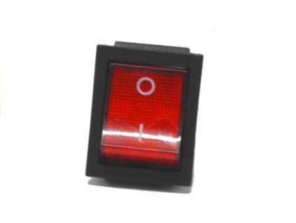 Tlačítko pro zapnutí a vypnutí elektrického autíčka