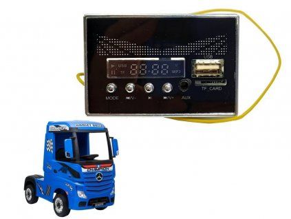 Hudební panel do elektrického vozítka Mercedes HL358 Actros