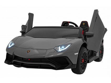 Dětské elektrické autíčko Lamborghini Aventador SV 400W šedé