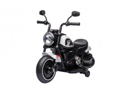 Elektrická motorka Chopper FASTER bílá